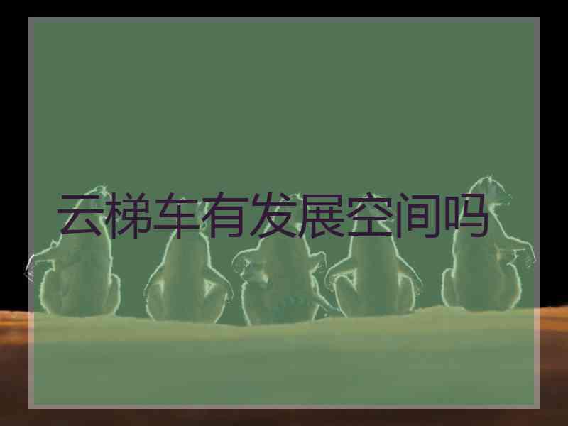 云梯车有发展空间吗