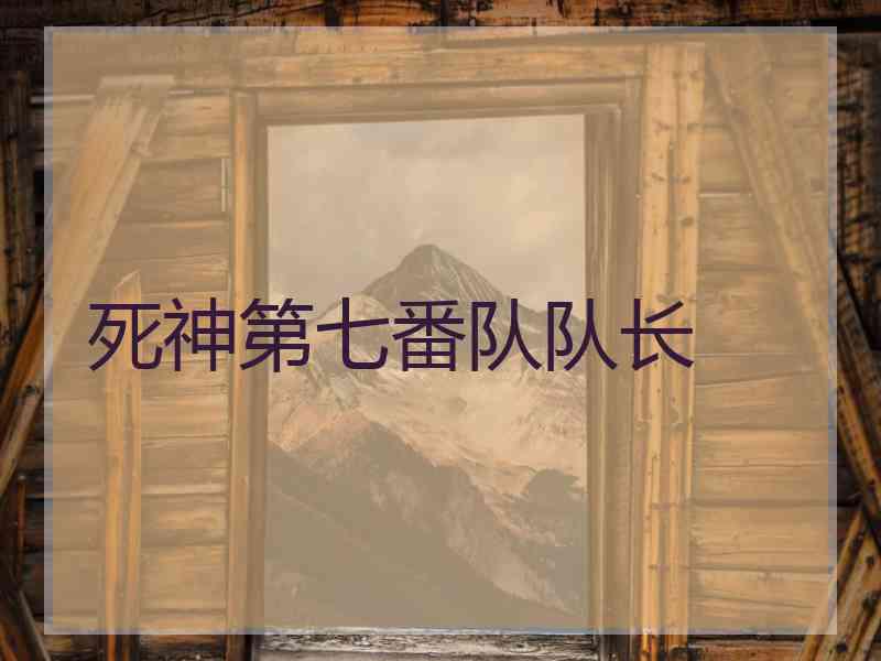 死神第七番队队长