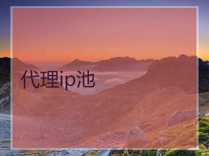 代理ip池