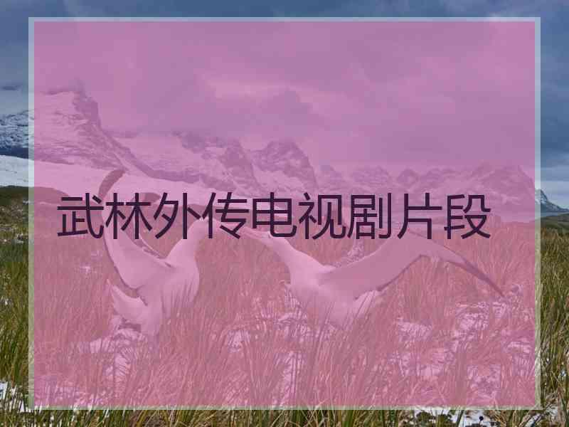 武林外传电视剧片段