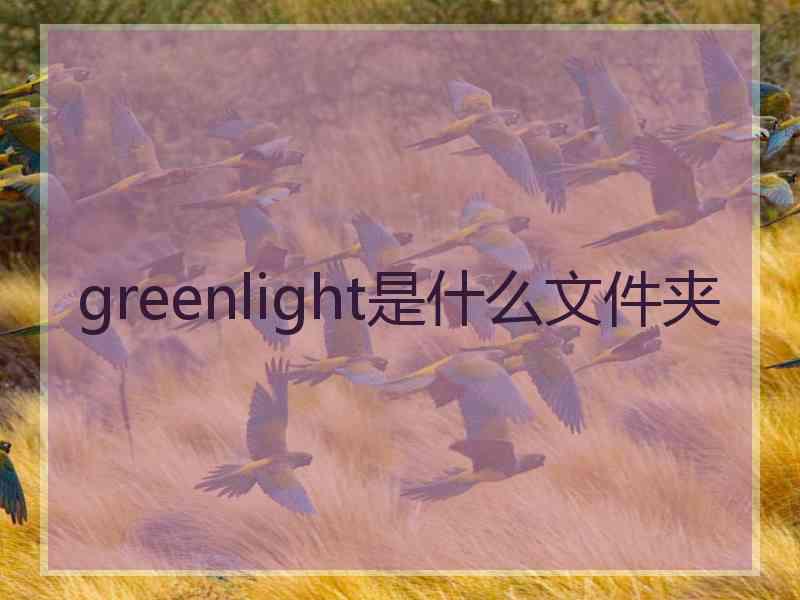 greenlight是什么文件夹