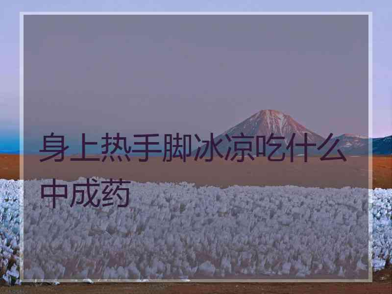 身上热手脚冰凉吃什么中成药