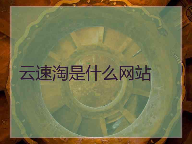 云速淘是什么网站