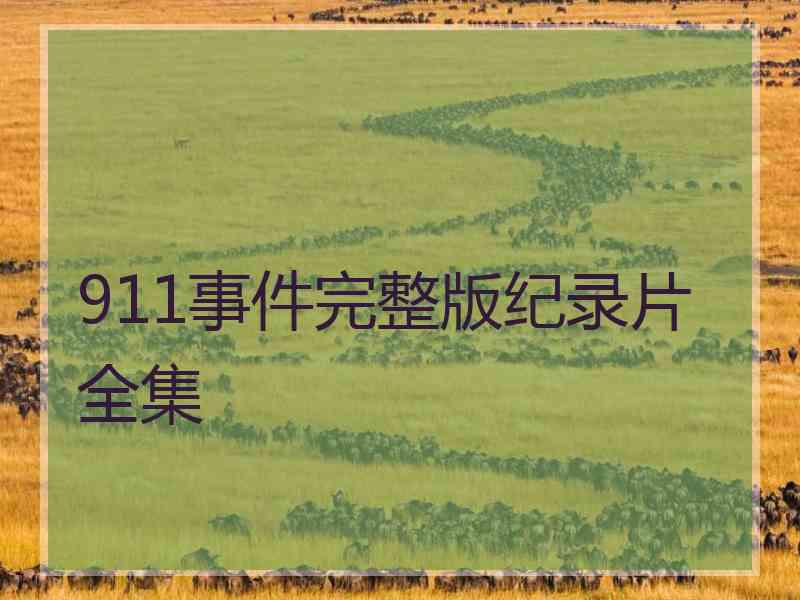 911事件完整版纪录片全集