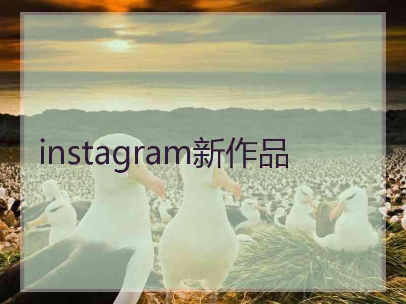 instagram新作品