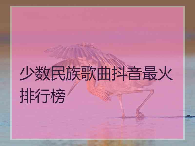 少数民族歌曲抖音最火排行榜