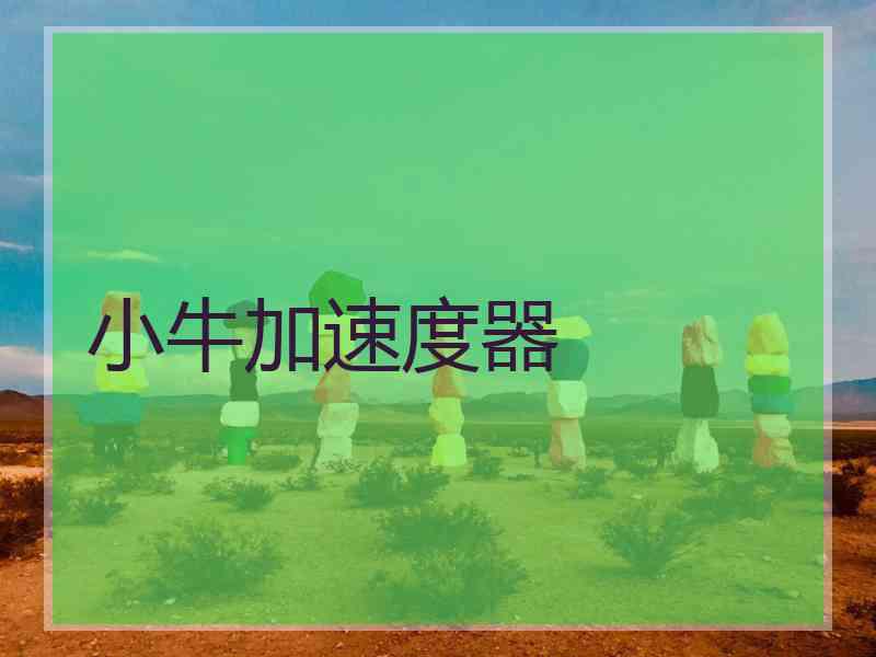 小牛加速度器
