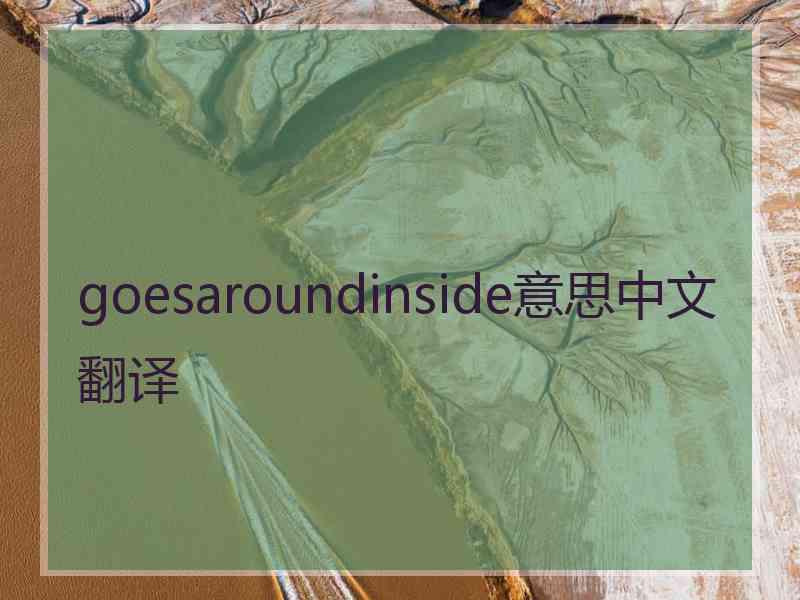 goesaroundinside意思中文翻译