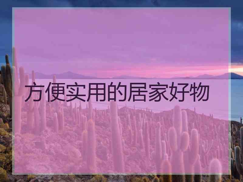方便实用的居家好物