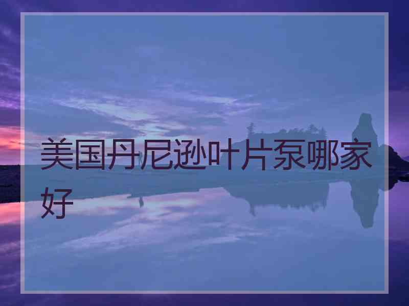 美国丹尼逊叶片泵哪家好