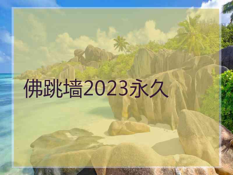 佛跳墙2023永久
