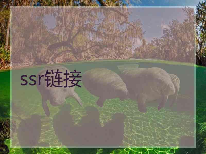 ssr链接