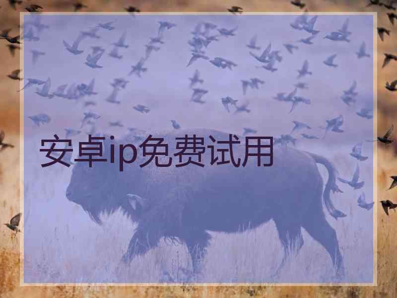 安卓ip免费试用