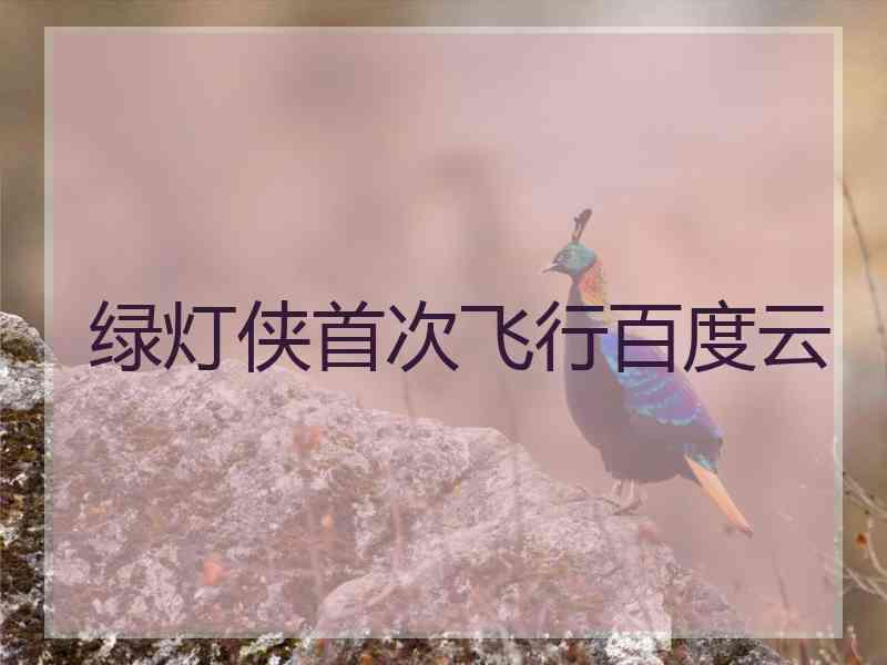 绿灯侠首次飞行百度云