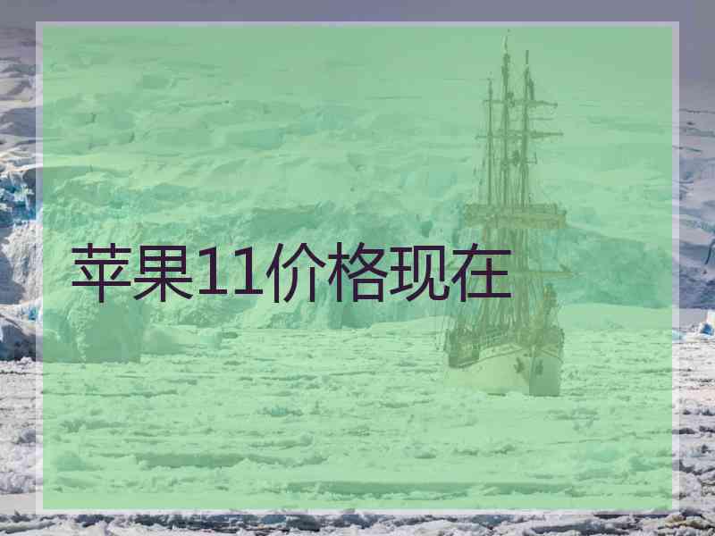 苹果11价格现在