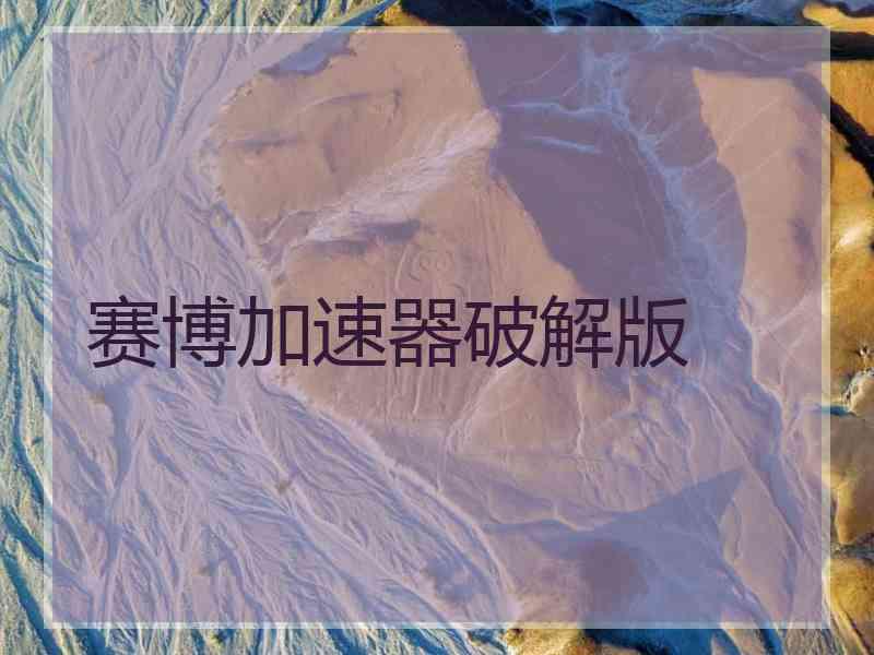 赛博加速器破解版