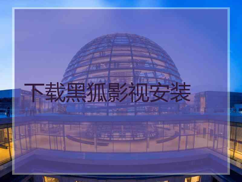下载黑狐影视安装