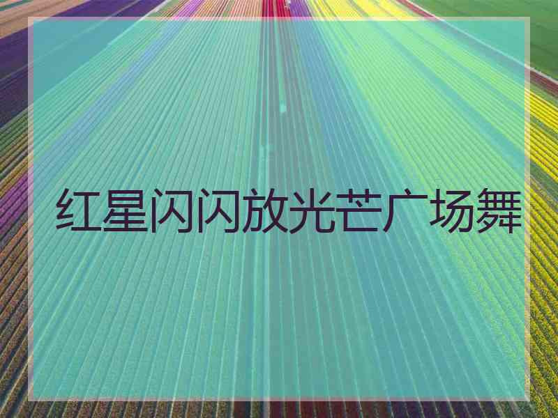 红星闪闪放光芒广场舞