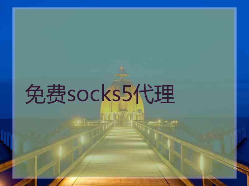 免费socks5代理