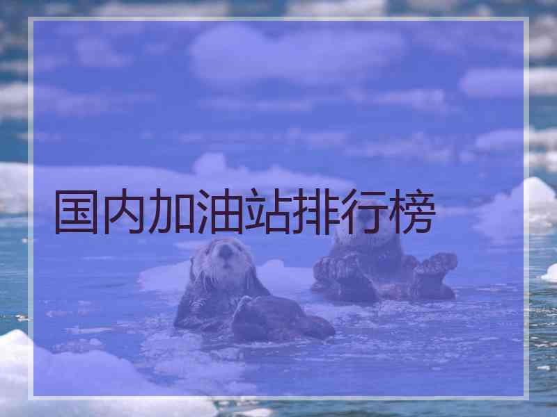 国内加油站排行榜