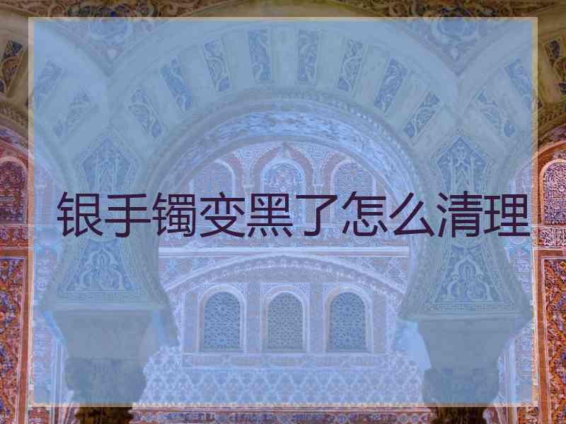 银手镯变黑了怎么清理