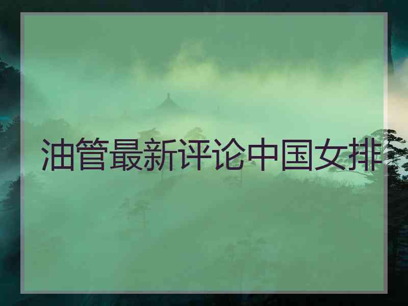 油管最新评论中国女排