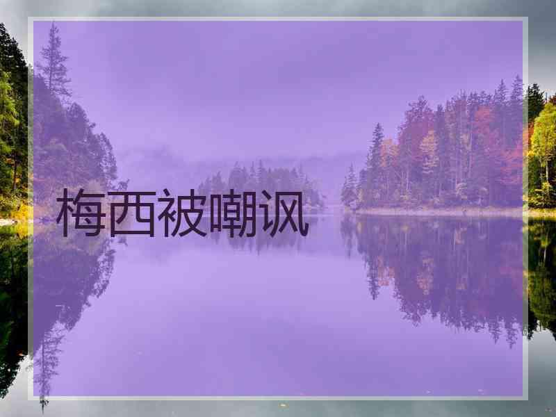 梅西被嘲讽