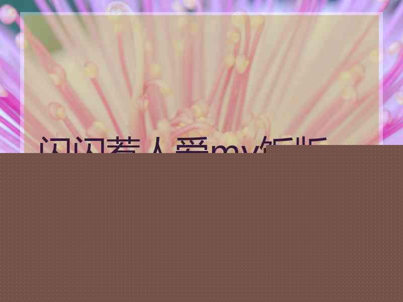 闪闪惹人爱mv饭版