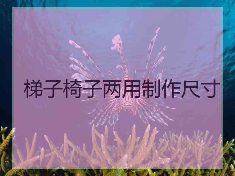 梯子椅子两用制作尺寸