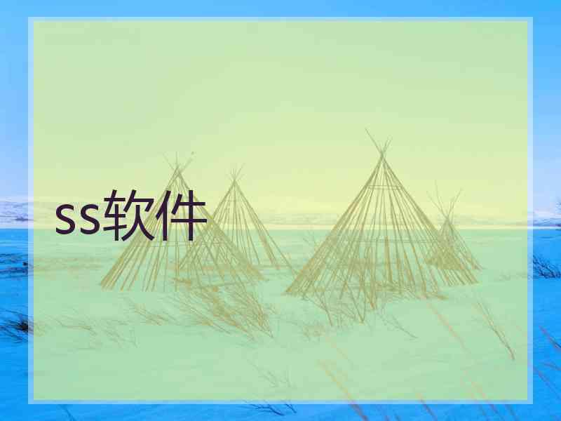 ss软件