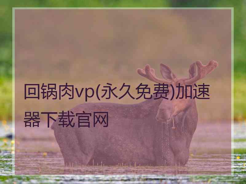 回锅肉vp(永久免费)加速器下载官网