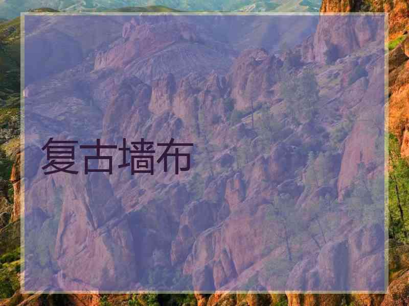 复古墙布