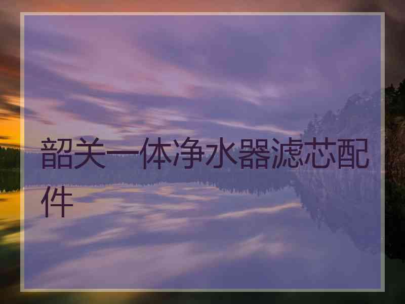 韶关一体净水器滤芯配件