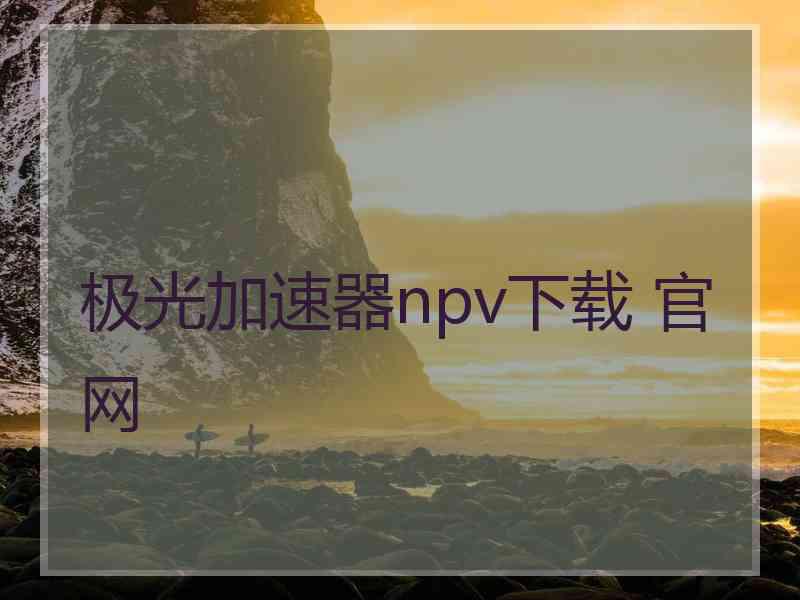 极光加速器npv下载 官网