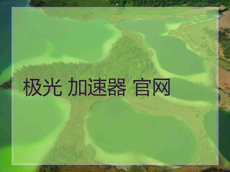 极光 加速器 官网
