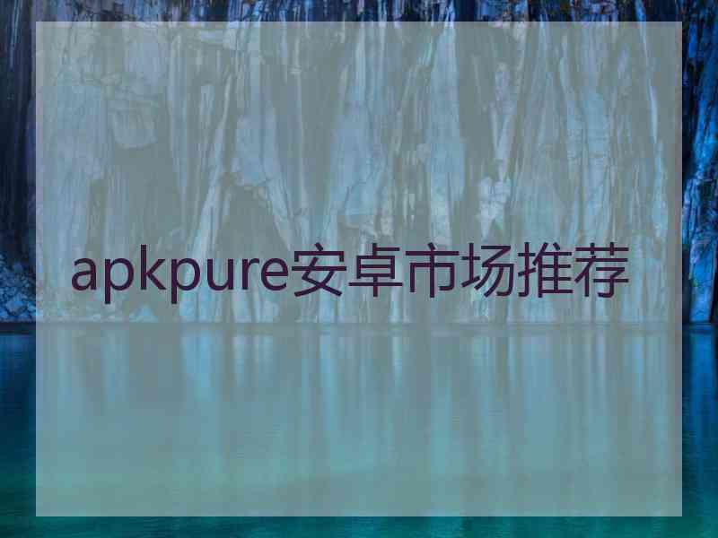 apkpure安卓市场推荐