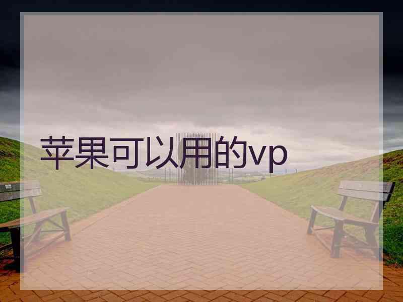 苹果可以用的vp