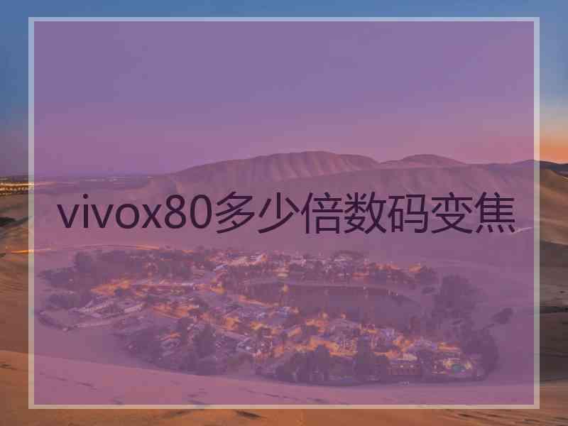 vivox80多少倍数码变焦
