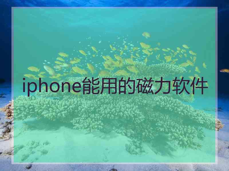 iphone能用的磁力软件