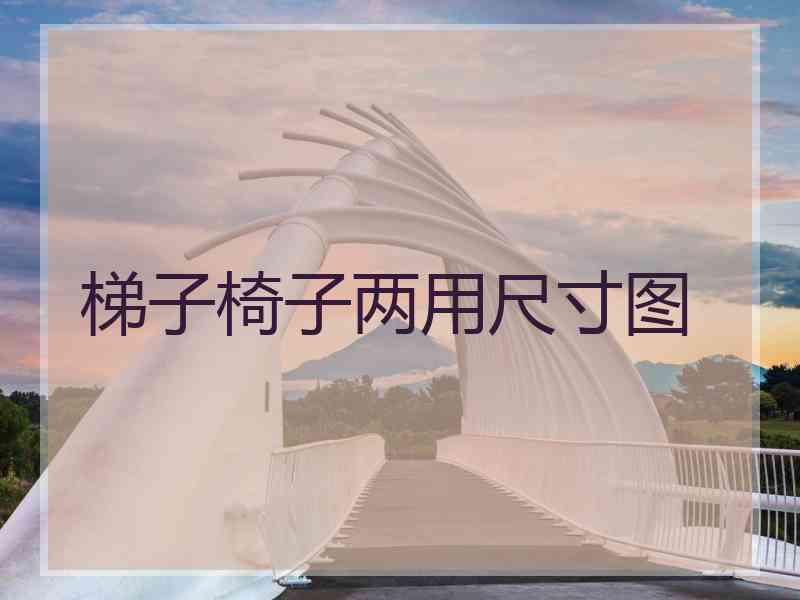 梯子椅子两用尺寸图