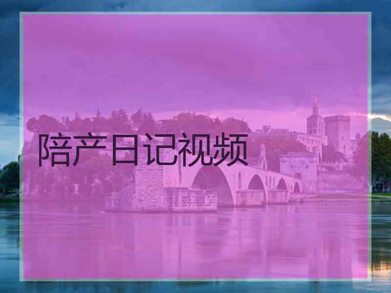 陪产日记视频