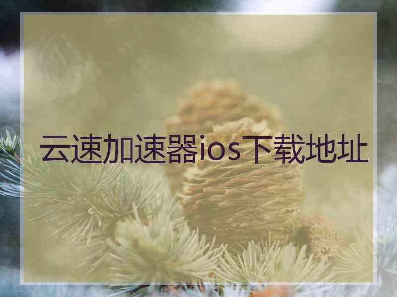 云速加速器ios下载地址