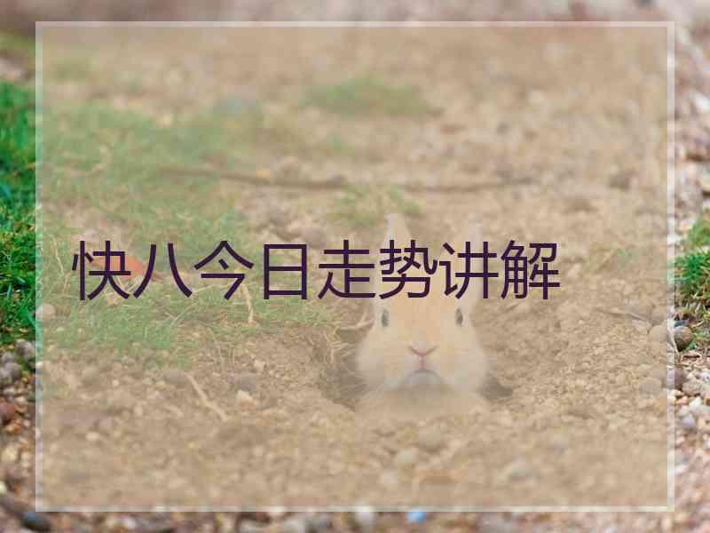 快八今日走势讲解