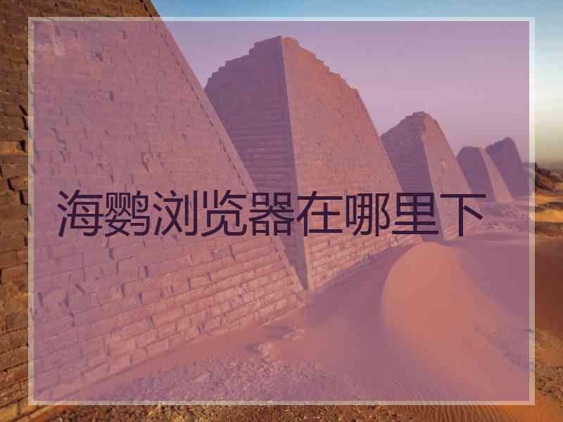 海鹦浏览器在哪里下